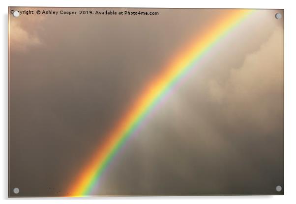 Rainbow Acrylic by Ashley Cooper