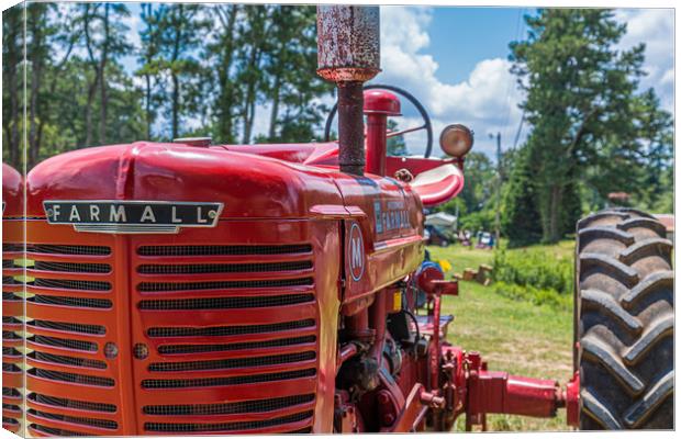 Front of Farmall Tractor Canvas Print by Darryl Brooks