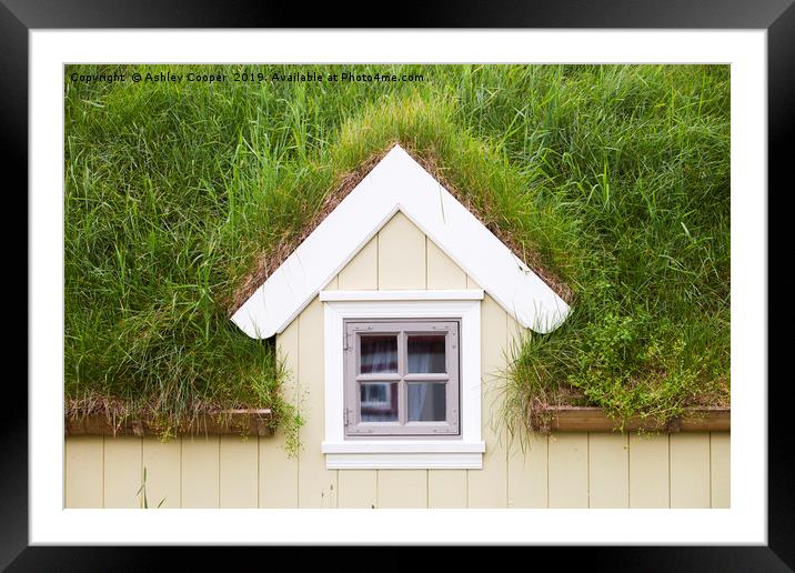 Green roof. Framed Mounted Print by Ashley Cooper
