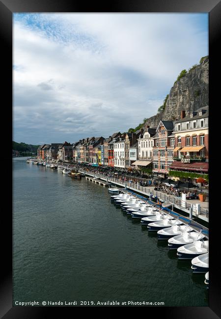 On the Meuse River Framed Print by DiFigiano Photography