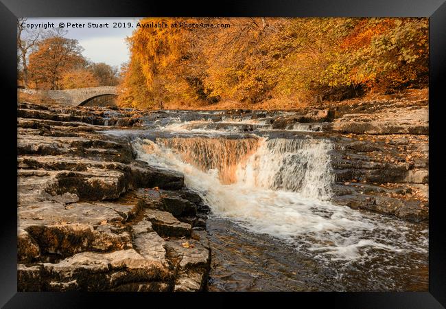 Stainforth Force, Yorkshire Dales Framed Print by Peter Stuart