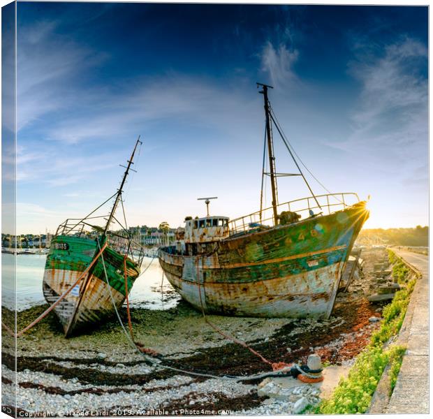 Camaret-Sur-Mer Canvas Print by DiFigiano Photography