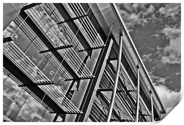 Abstract Building Print by Paul Macro