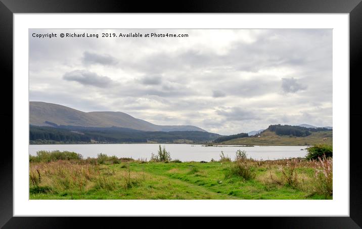 Loch Doon  Framed Mounted Print by Richard Long