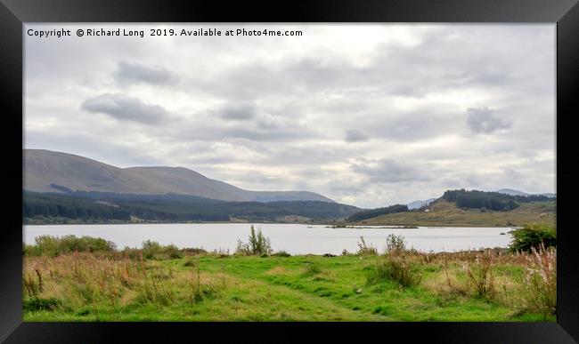 Loch Doon  Framed Print by Richard Long