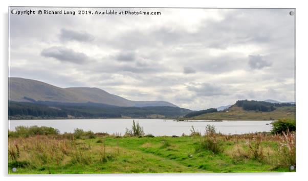 Loch Doon  Acrylic by Richard Long