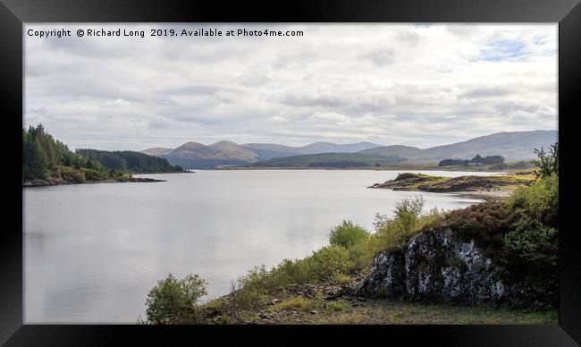 Loch Doon Carrick Scotland Framed Print by Richard Long