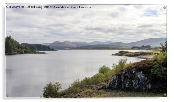 Loch Doon Carrick Scotland Acrylic by Richard Long
