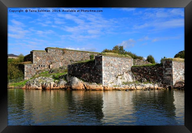 Fortifications in Fortress of Suomenlinna Framed Print by Taina Sohlman