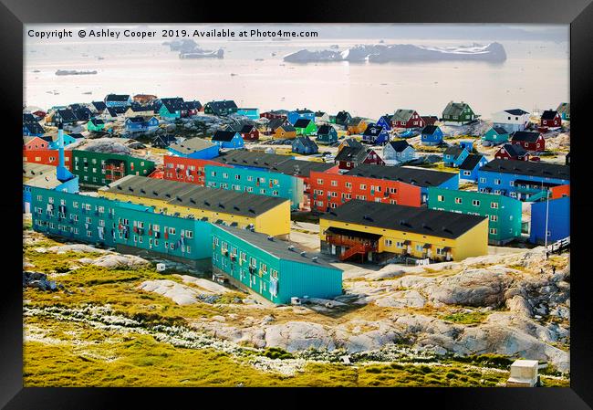 Iceberg city. Framed Print by Ashley Cooper