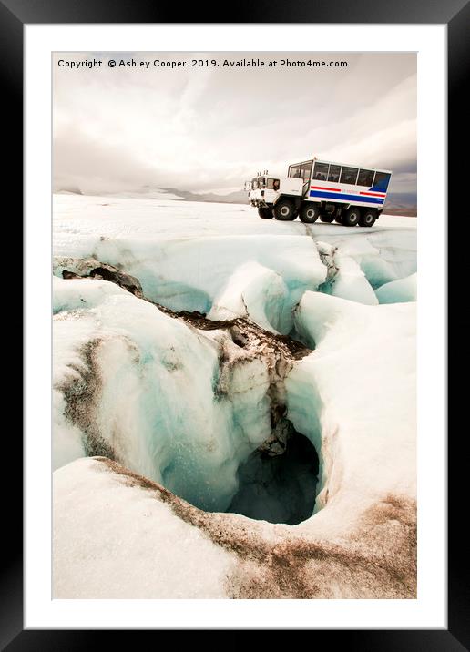 Ice truck Framed Mounted Print by Ashley Cooper