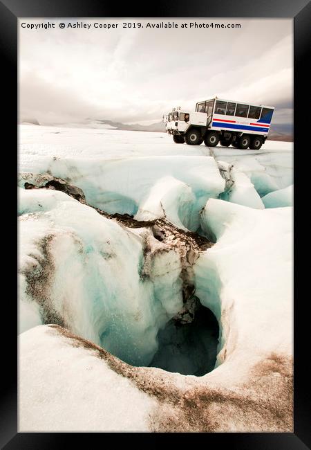 Ice truck Framed Print by Ashley Cooper