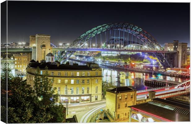 Tyne Bridge Newcastle Upon Tyne Canvas Print by Kevin Sloan