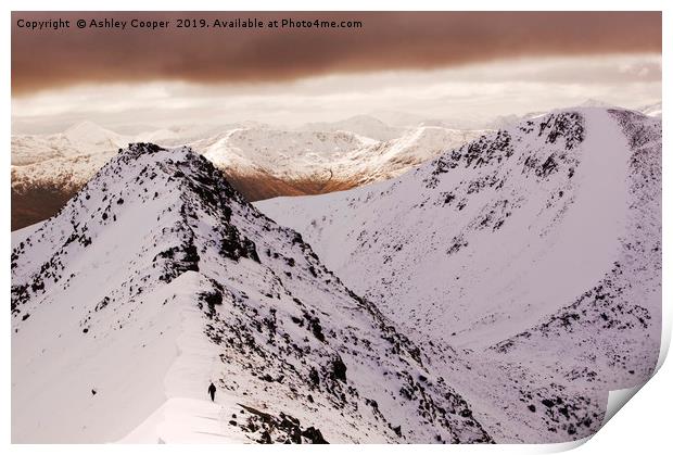 Mamores  Print by Ashley Cooper
