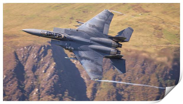 USAF F15-E Low Level Print by Rory Trappe