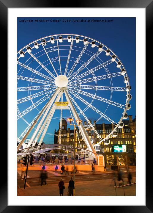 Ferris Wheel  Framed Mounted Print by Ashley Cooper