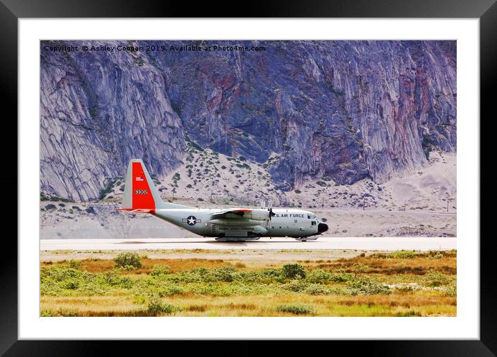US Air force. Framed Mounted Print by Ashley Cooper