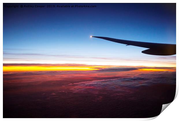 Aviation sunrise. Print by Ashley Cooper