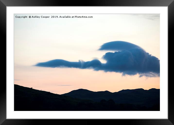 Cloudscape. Framed Mounted Print by Ashley Cooper