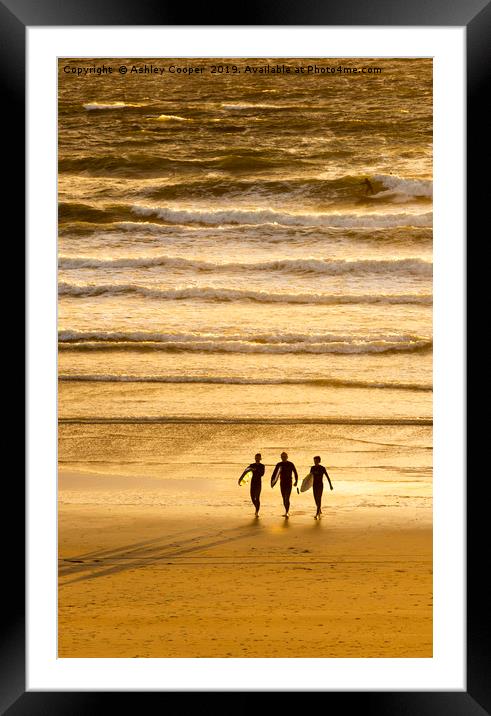 The remains of the day. Framed Mounted Print by Ashley Cooper