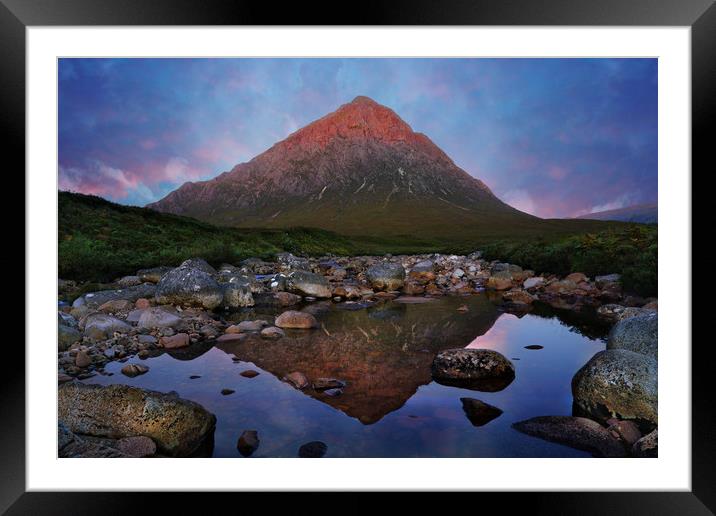 Sunrise at Glencoe Framed Mounted Print by JC studios LRPS ARPS