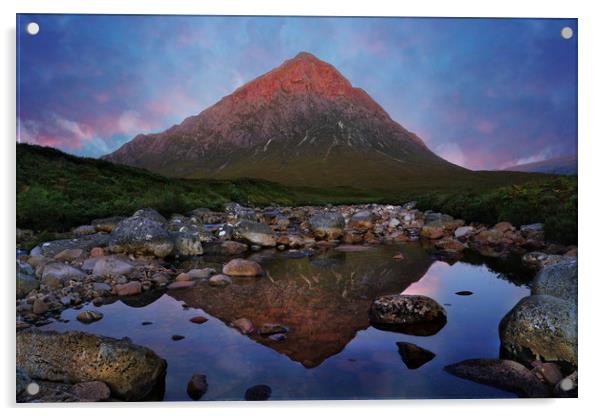 Sunrise at Glencoe Acrylic by JC studios LRPS ARPS