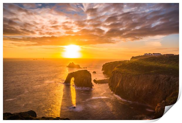  Lands End at sunset Print by Andrew Michael