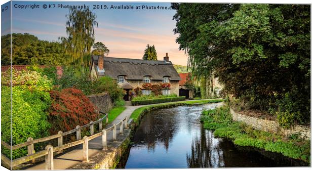 Thornton le Dale, near Pickering, North Yorkshire Canvas Print by K7 Photography