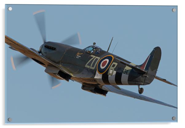 Spitfire MH434 Acrylic by J Biggadike
