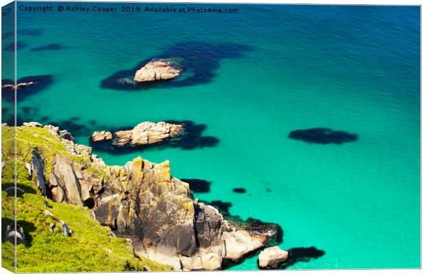 Pendeen, Cornwall. Canvas Print by Ashley Cooper
