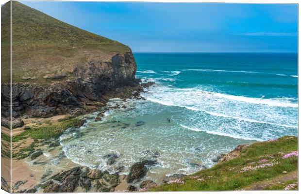 Chapel Porth Canvas Print by Andrew Michael