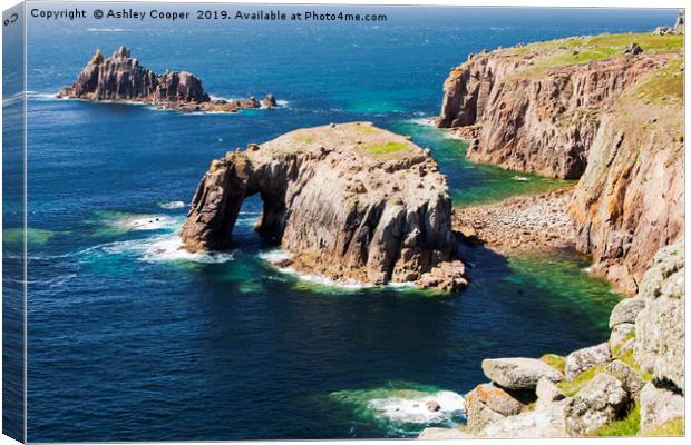 Lands End island. Canvas Print by Ashley Cooper