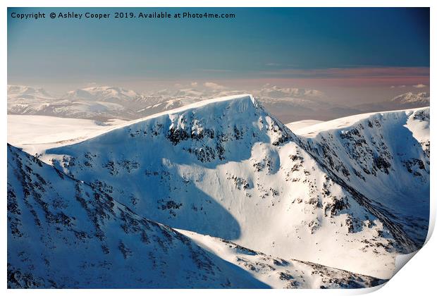 Cairn Toul. Print by Ashley Cooper