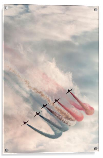 Red Arrows Acrylic by Jason Green