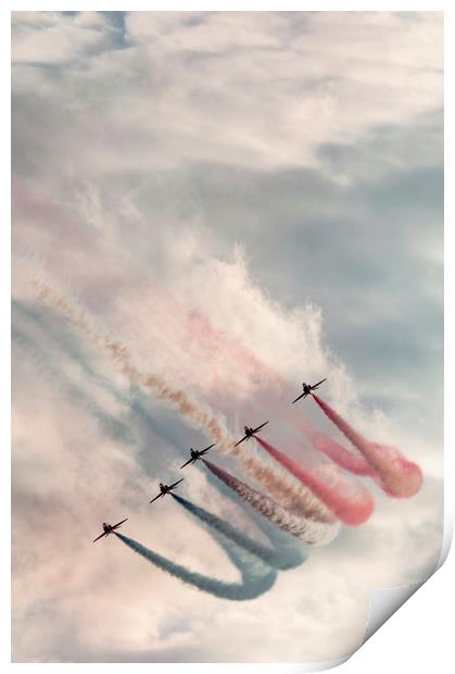 Red Arrows Print by Jason Green