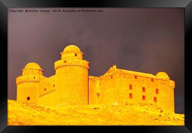 La Calahorra Castle Framed Print by Ashley Cooper