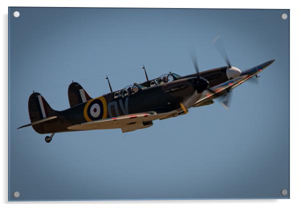 Supermarine Spitfires Acrylic by J Biggadike