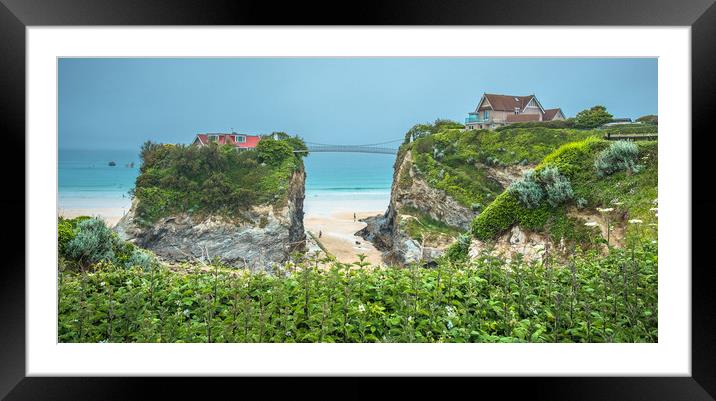 House in the Sea Framed Mounted Print by Andrew Michael