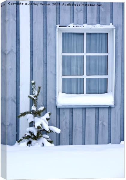 Finland window. Canvas Print by Ashley Cooper