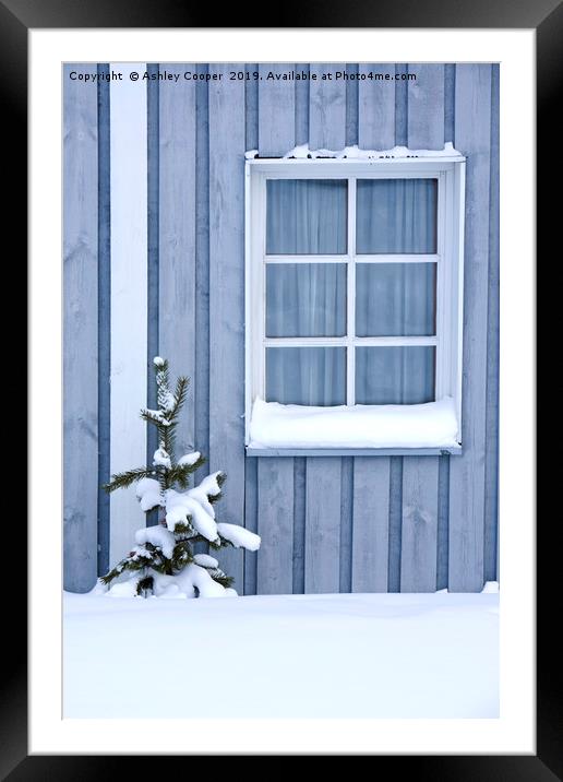 Finland window. Framed Mounted Print by Ashley Cooper