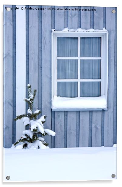 Finland window. Acrylic by Ashley Cooper