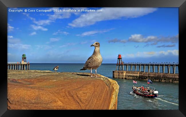 A Day at the Seaside Framed Print by Cass Castagnoli