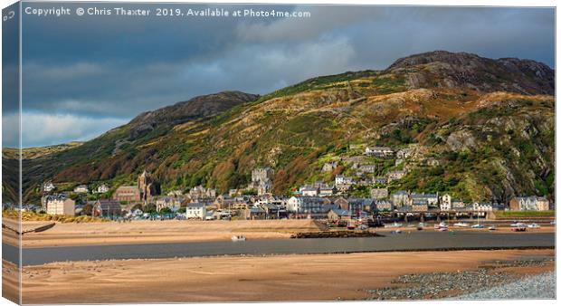 Barmouth Canvas Print by Chris Thaxter