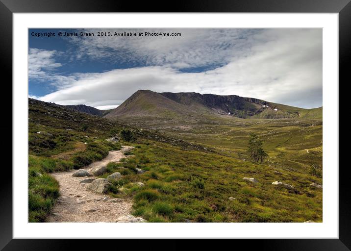 Coire an Lochain Framed Mounted Print by Jamie Green