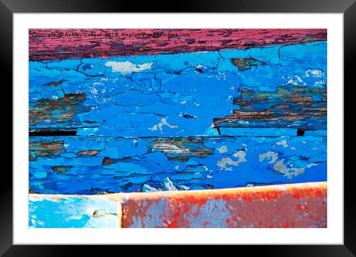 Cracked. Framed Mounted Print by Ashley Cooper