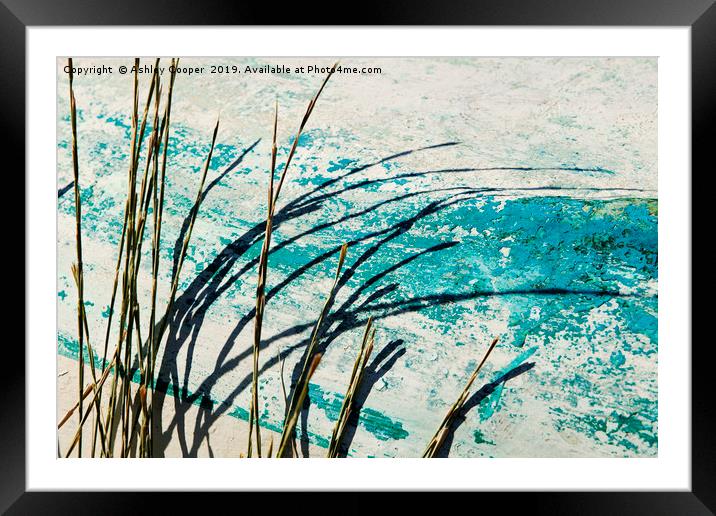 Grass. Framed Mounted Print by Ashley Cooper