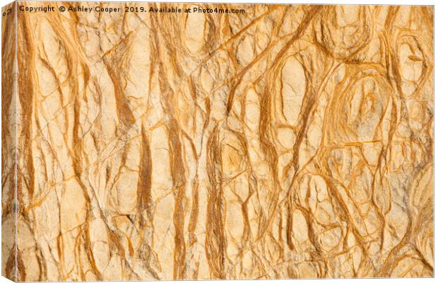 rock patterns. Canvas Print by Ashley Cooper