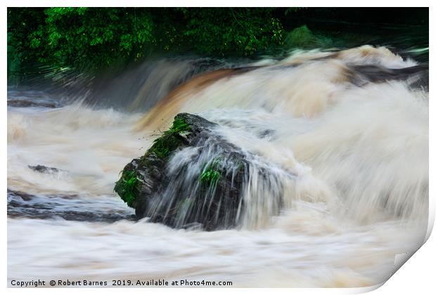 Aysgarth Falls Rock Print by Lrd Robert Barnes