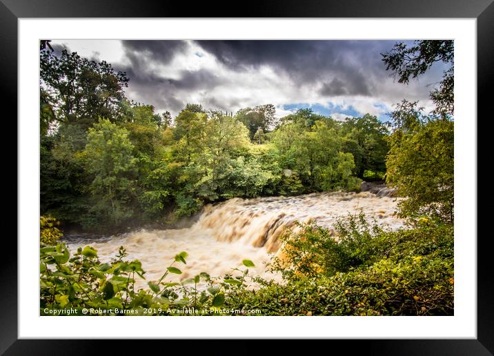 After The Storm At Aysgarth Falls Framed Mounted Print by Lrd Robert Barnes