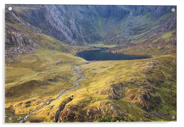 Cwm Idwal Acrylic by Rory Trappe